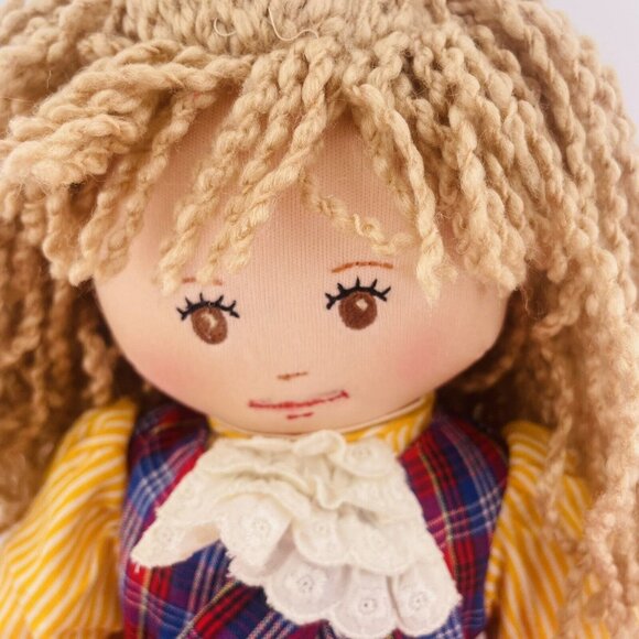 Merry Andrew Toys Doll By Renee Graef Cloth‎ 1990 Vintage Colonial Country - Picture 3 of 14